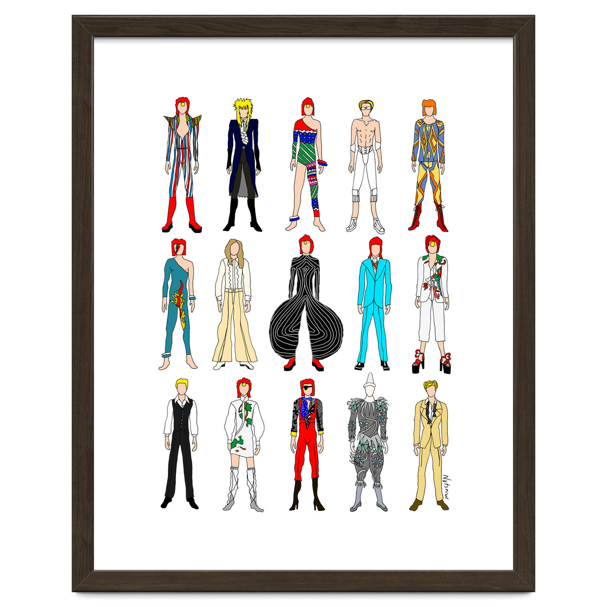 Outfits of Bowie Fashion