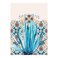 Cactus and Moroccan tiles (Print Only)