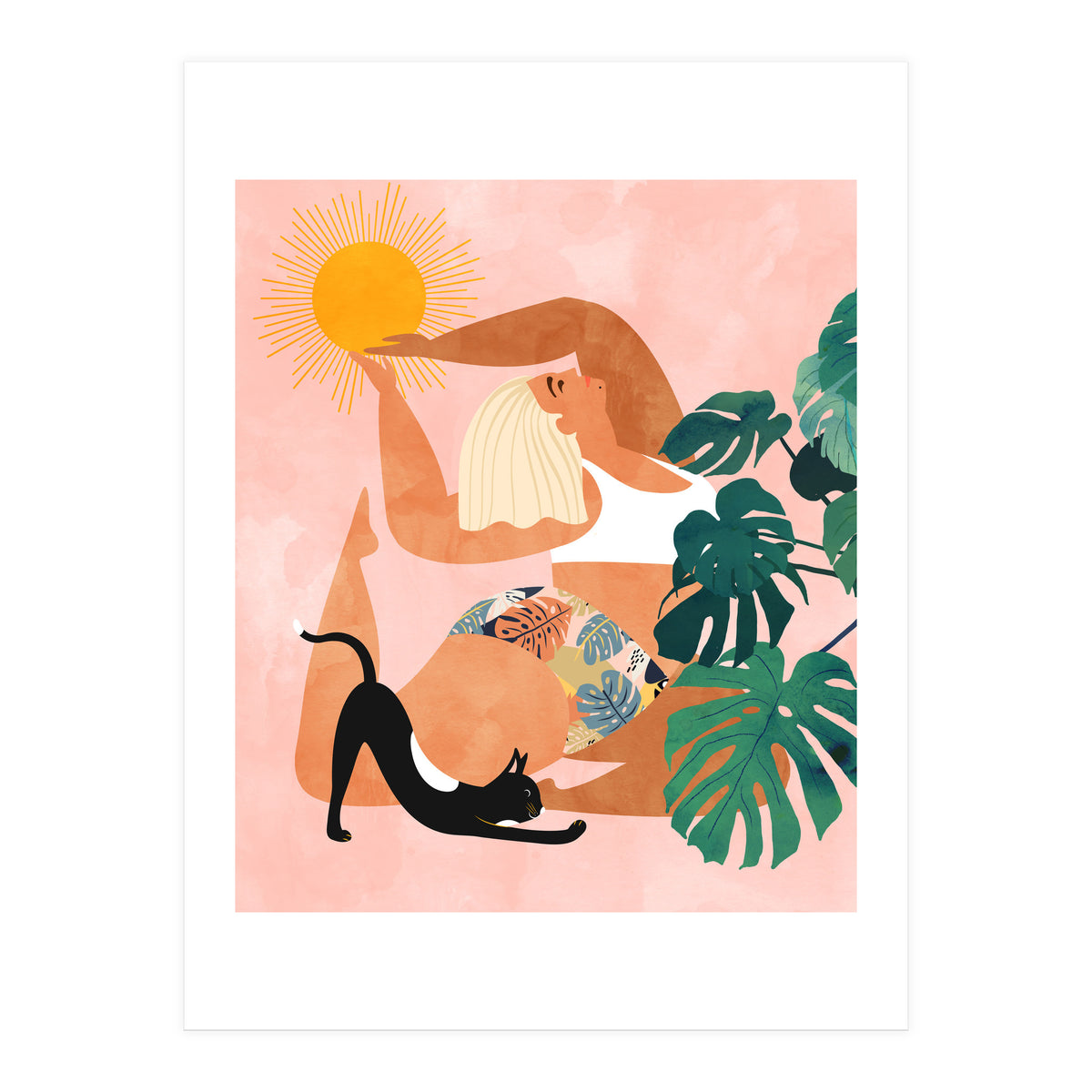 Tropical Yoga (Print Only)