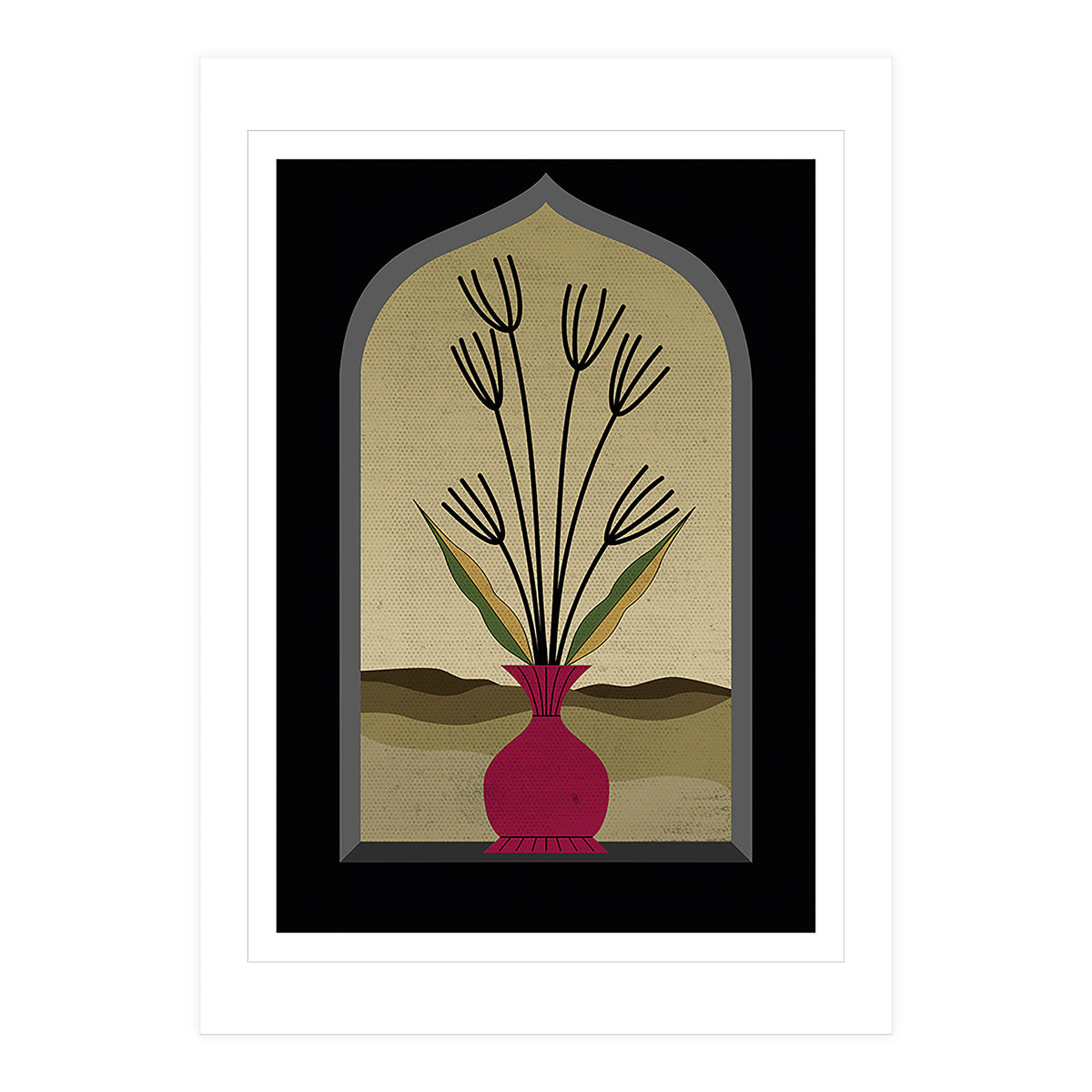 Window and Vase (Print Only)