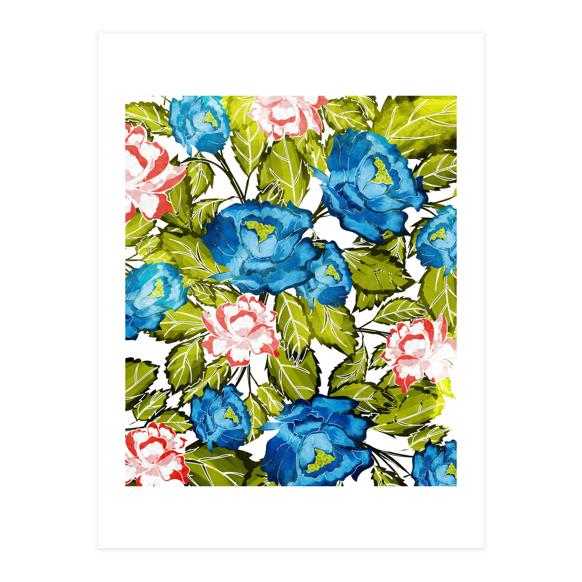 Indigo Bloom (Print Only)
