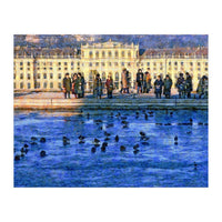 Winter's day at Schoenbrunn (Print Only)
