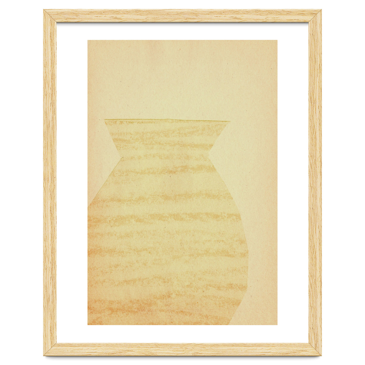 Minimalist pastel vase