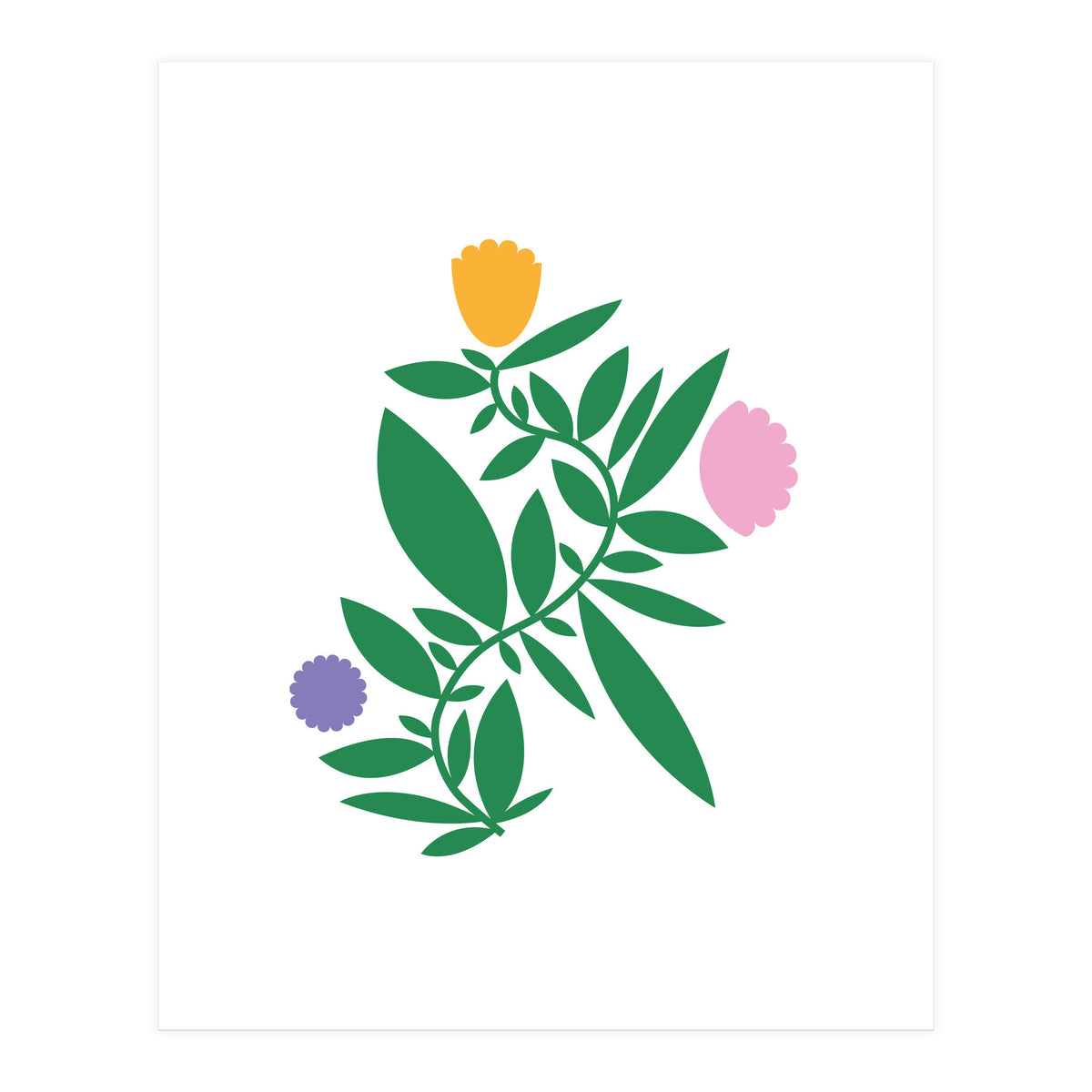 Wild Flower big  (Print Only)