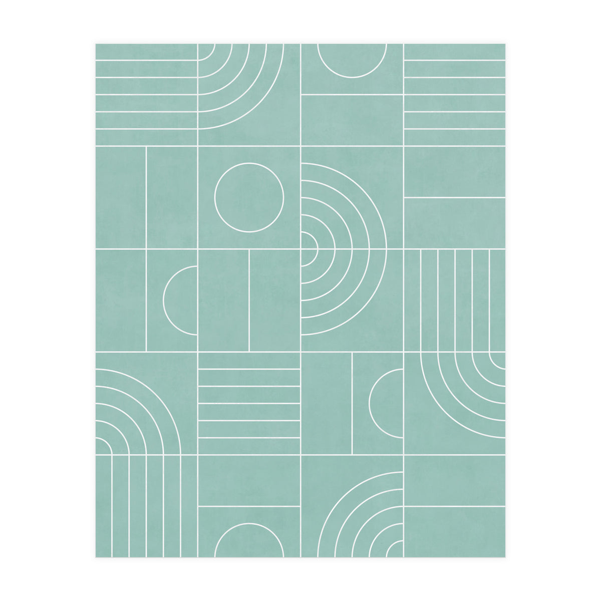 My Favorite Geometric Patterns No.25 - Light Blue (Print Only)