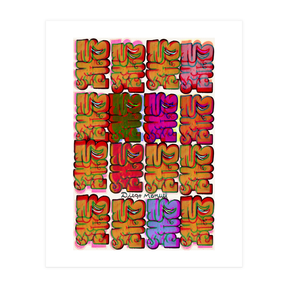 Graffitis 2021 Tapiz 135 (Print Only)