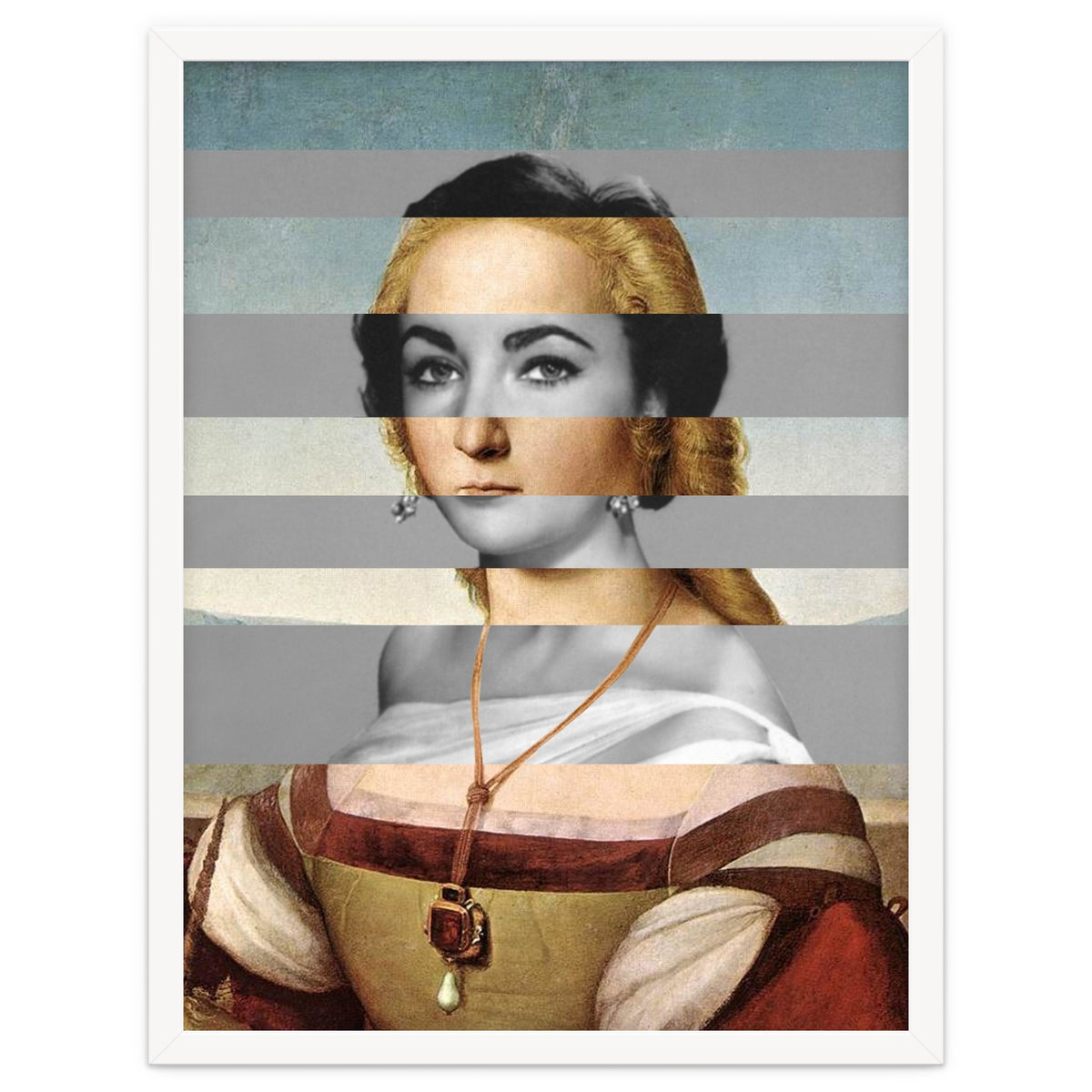 Rafael Portrait of Young Woman with Unicorn & Liz Taylor