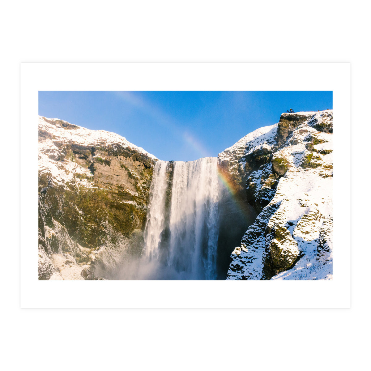 Skogafoss Waterfall Iceland 3 (Print Only)
