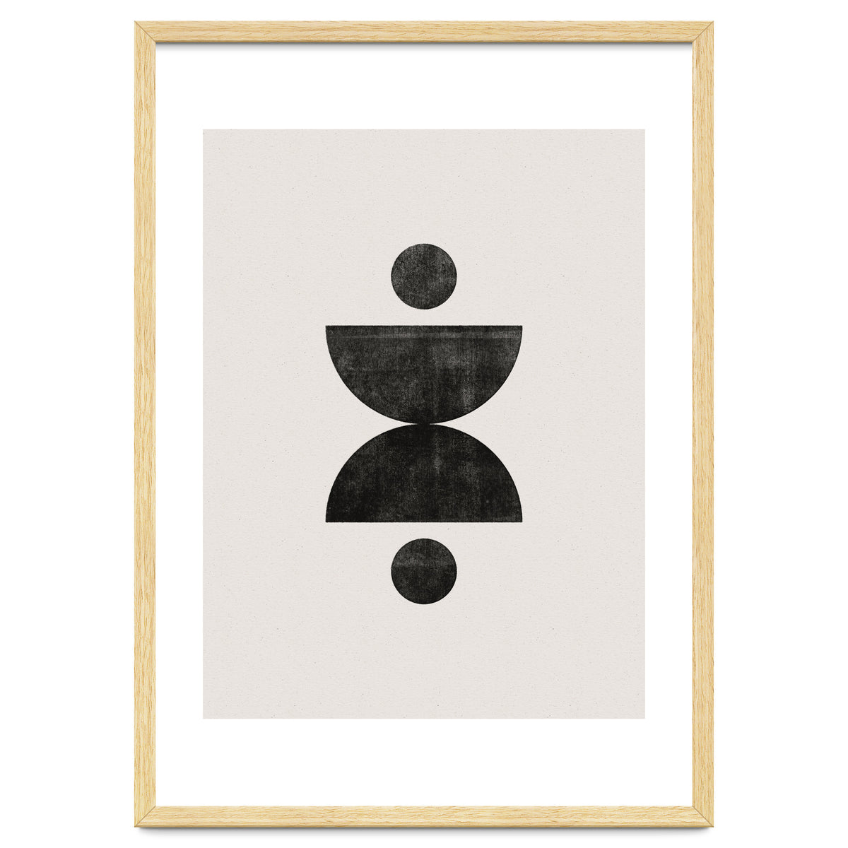 Mid-Century Modern No.16 - Woodblock Print