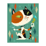 Cat A Tonic Calico (Print Only) thumbnail