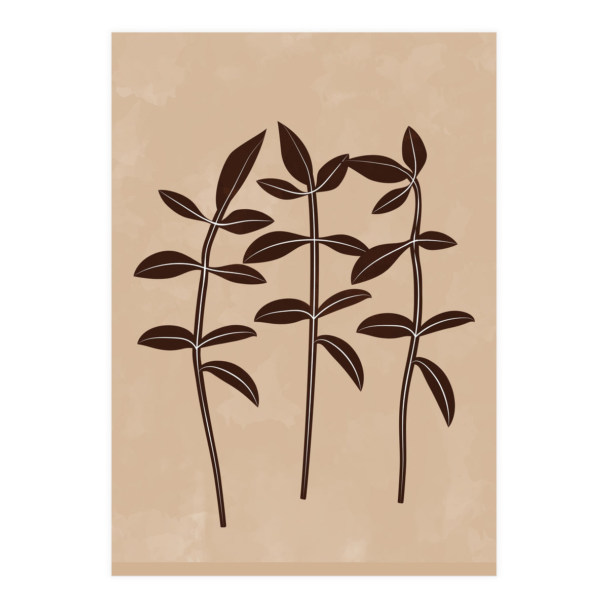 Boho Botanical Leaves (Print Only)