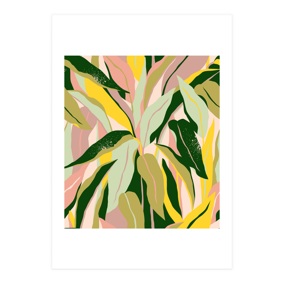 Tropical Matisse Houseplant (Print Only)
