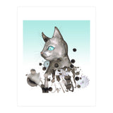 Wild grunge cat (Print Only) thumbnail