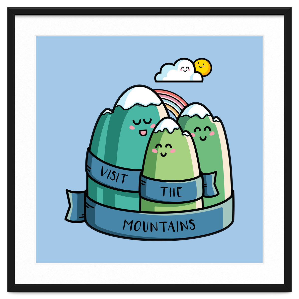 Kawaii Cute Visit the mountains