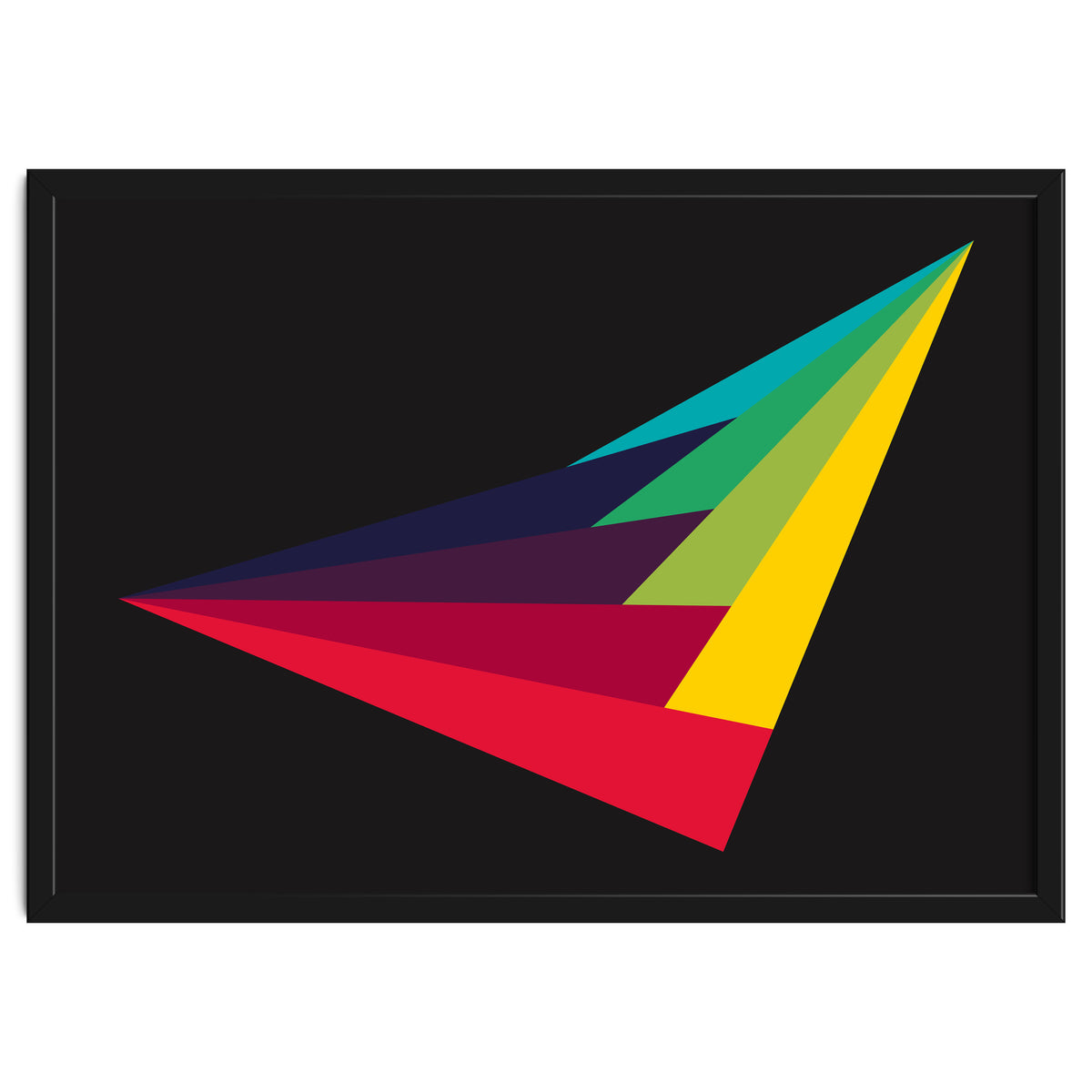 Geometric Shapes No. 40 - rainbow