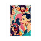 Masquerade Mask Fashion Collage 01 (Print Only) thumbnail