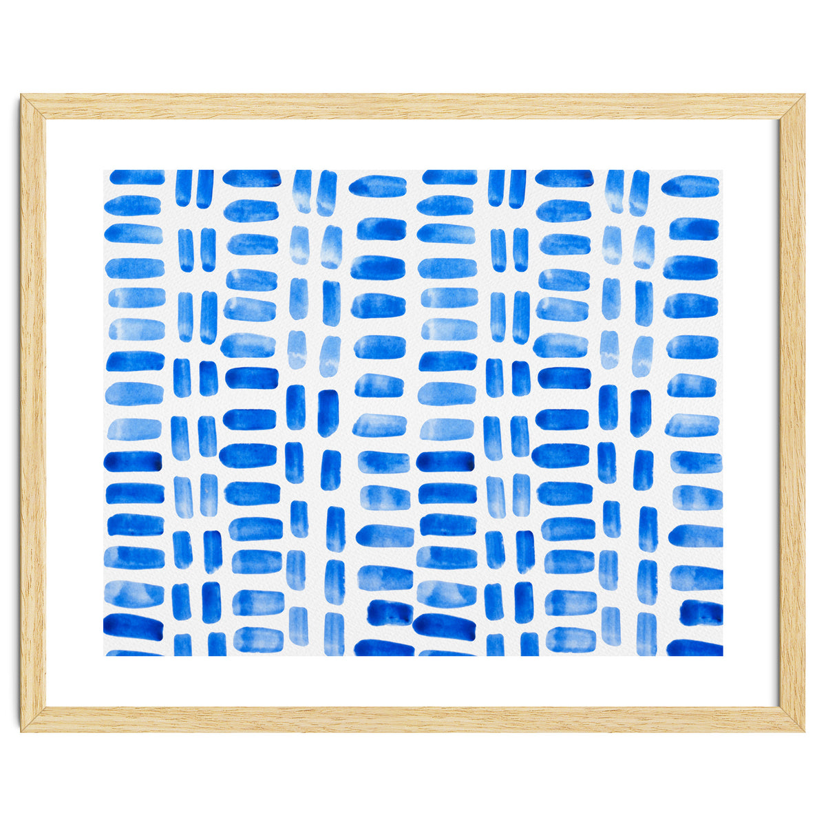 Blue abstract rectangles