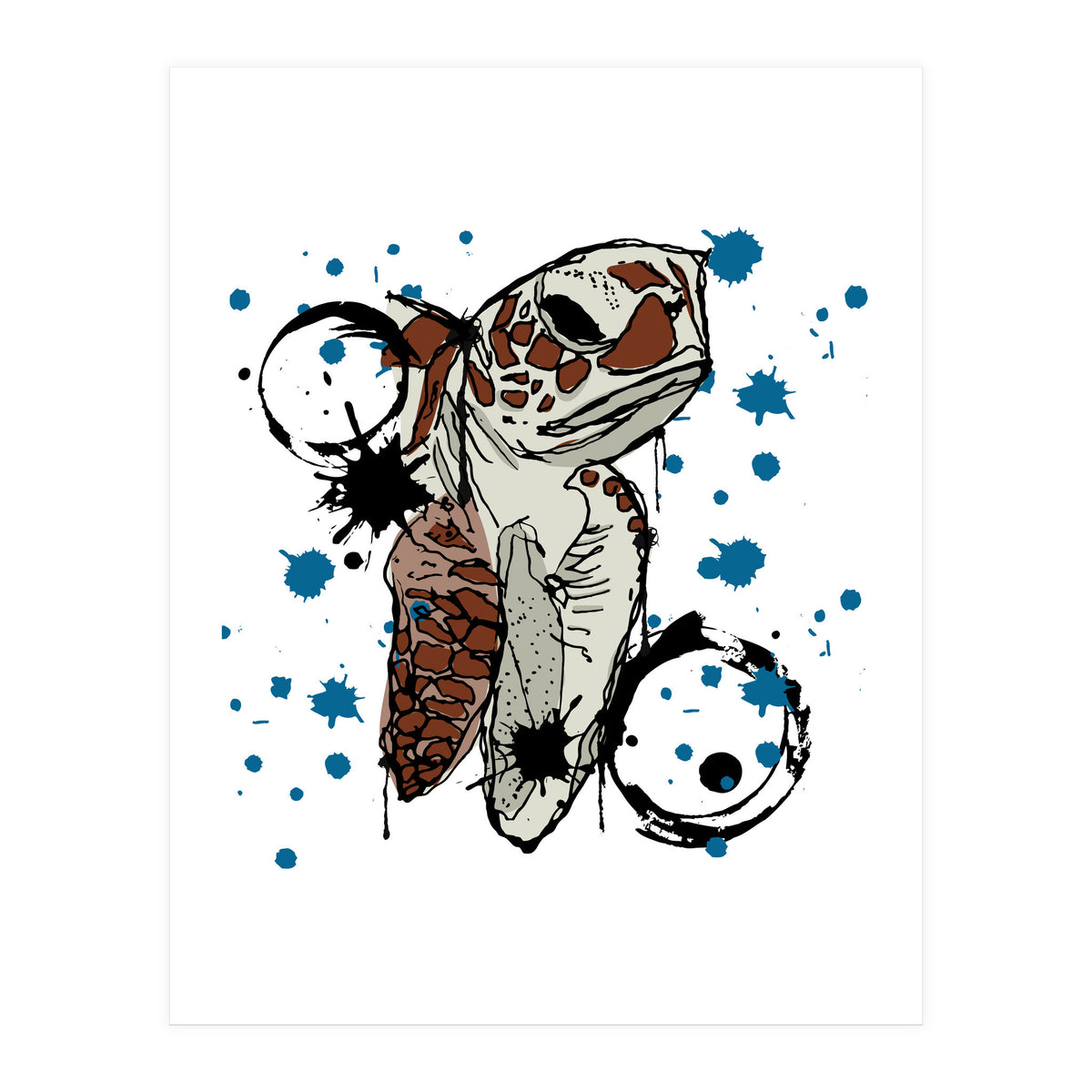 Sea Turtle Sketch (Print Only)