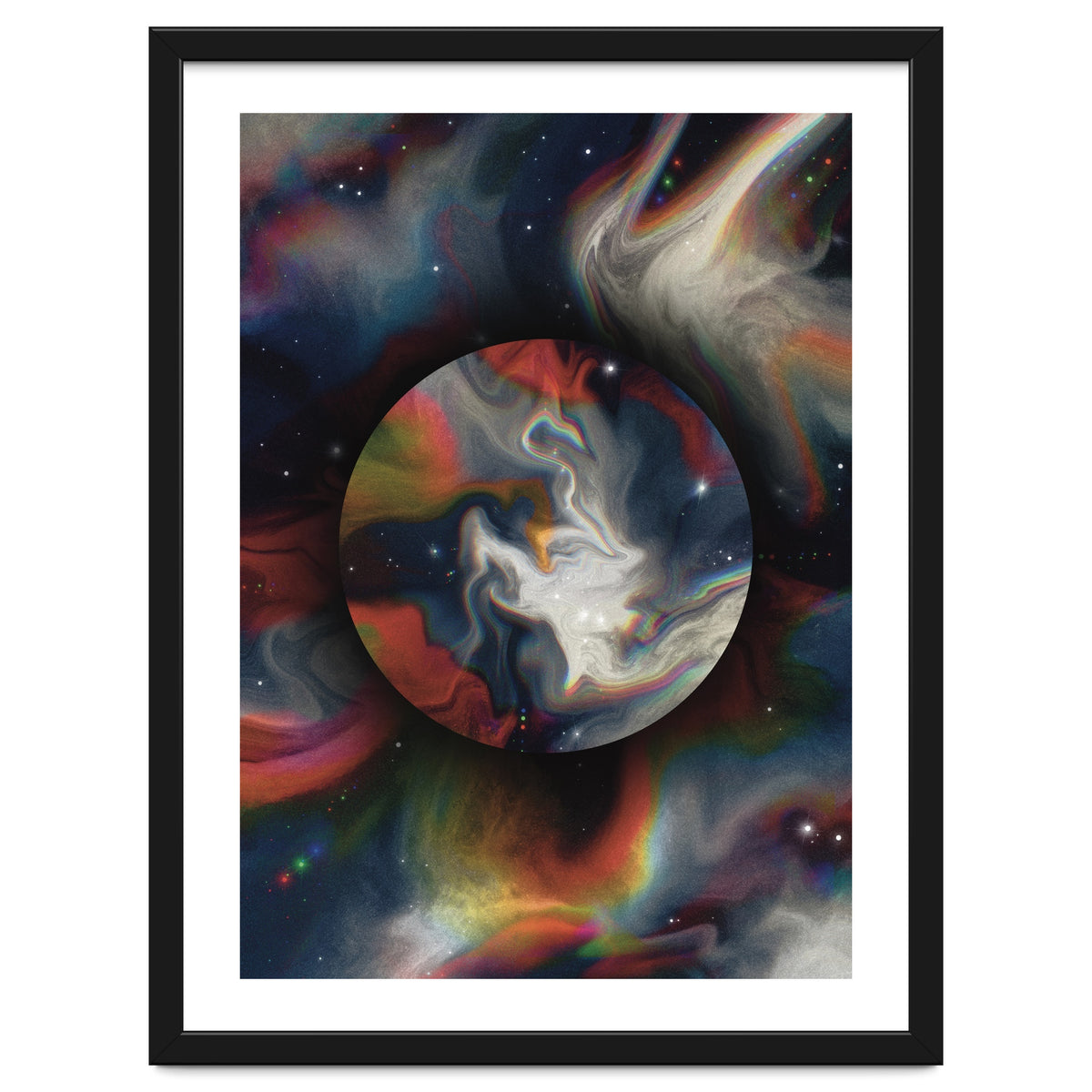 Planet Space Marble Black Hole