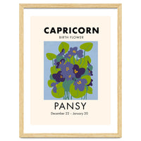 Capricorn Birth Flower Pansy