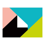 Geometric Shapes No. 266 - pink & lime (Print Only) thumbnail