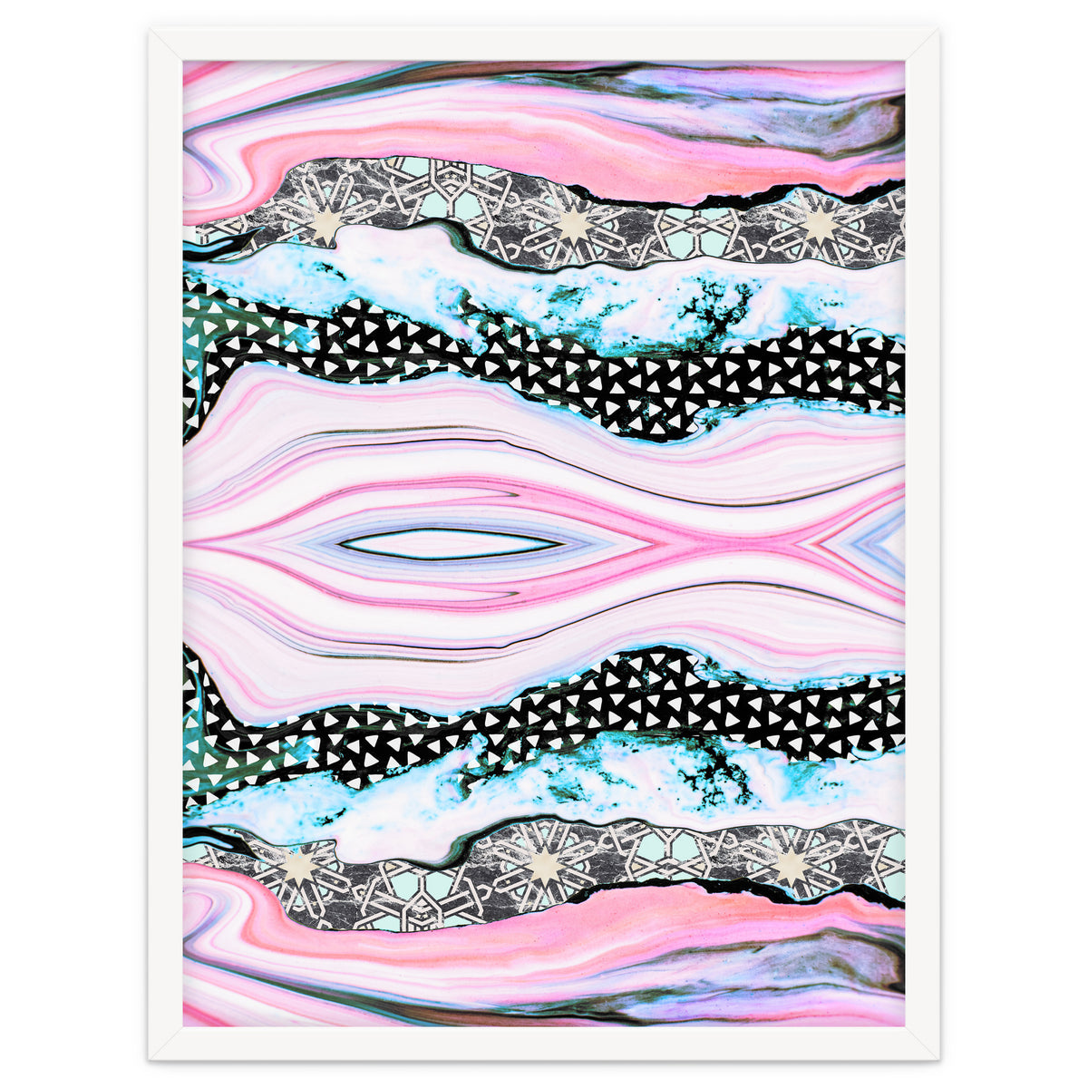 Abstract shapes of marble and patterns