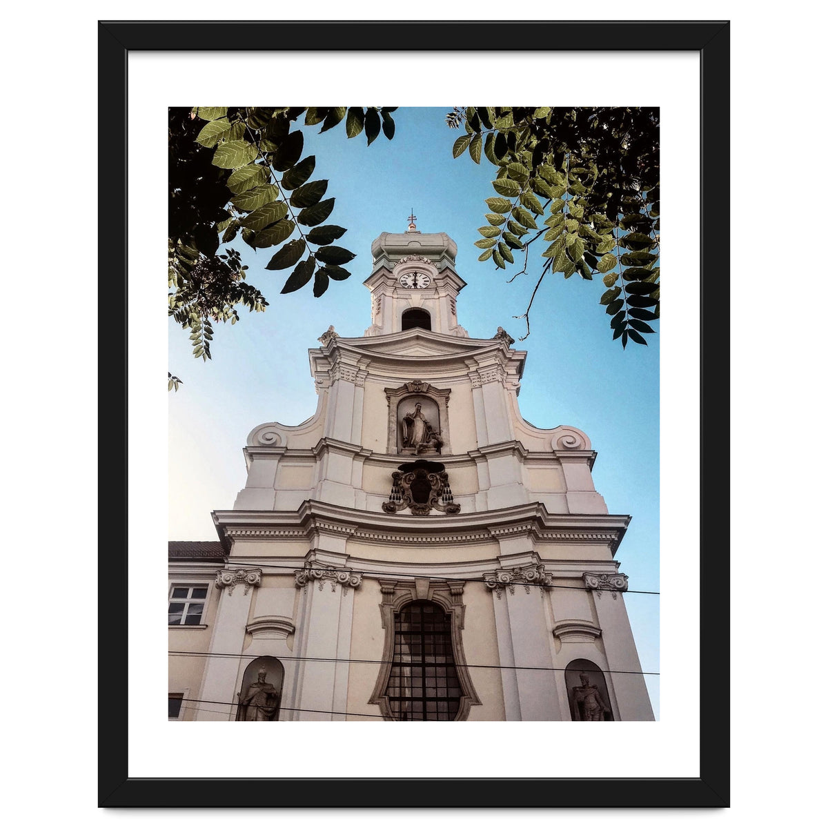 Bratislava framed architecture