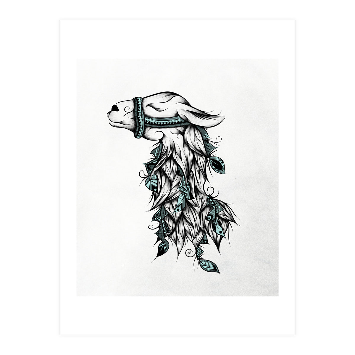 Poetic Llama (Print Only)