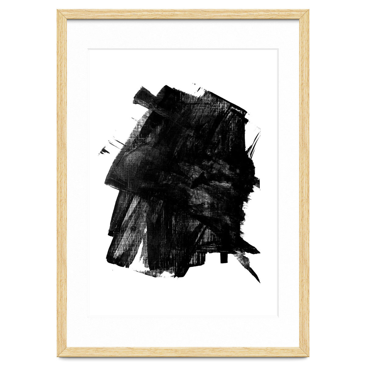 Minimalist Textured Brushstroke Art #3