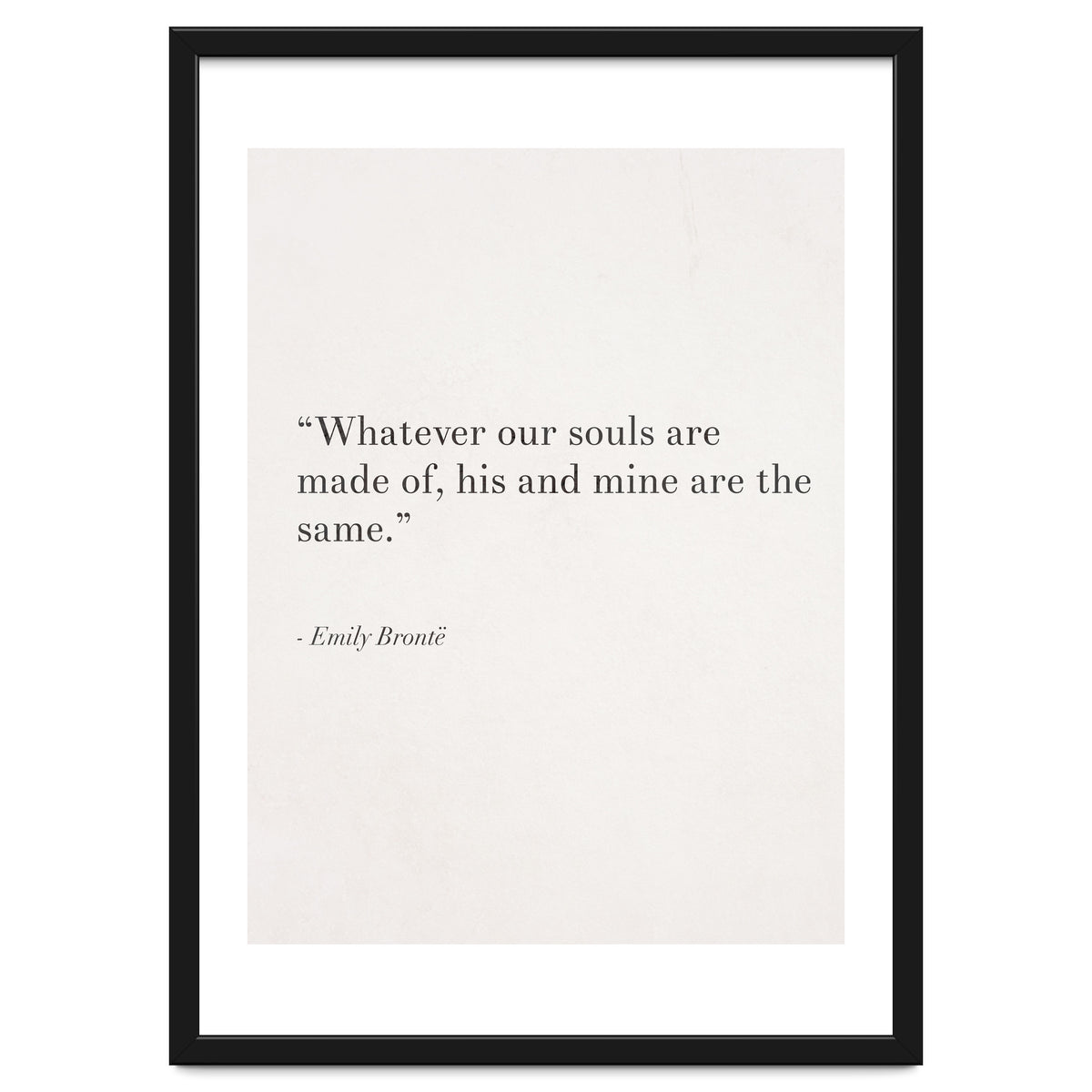 Whatever Our Souls Are Made Of By Bronte, White