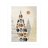 Whimsical Mountain Landscape (Print Only) thumbnail