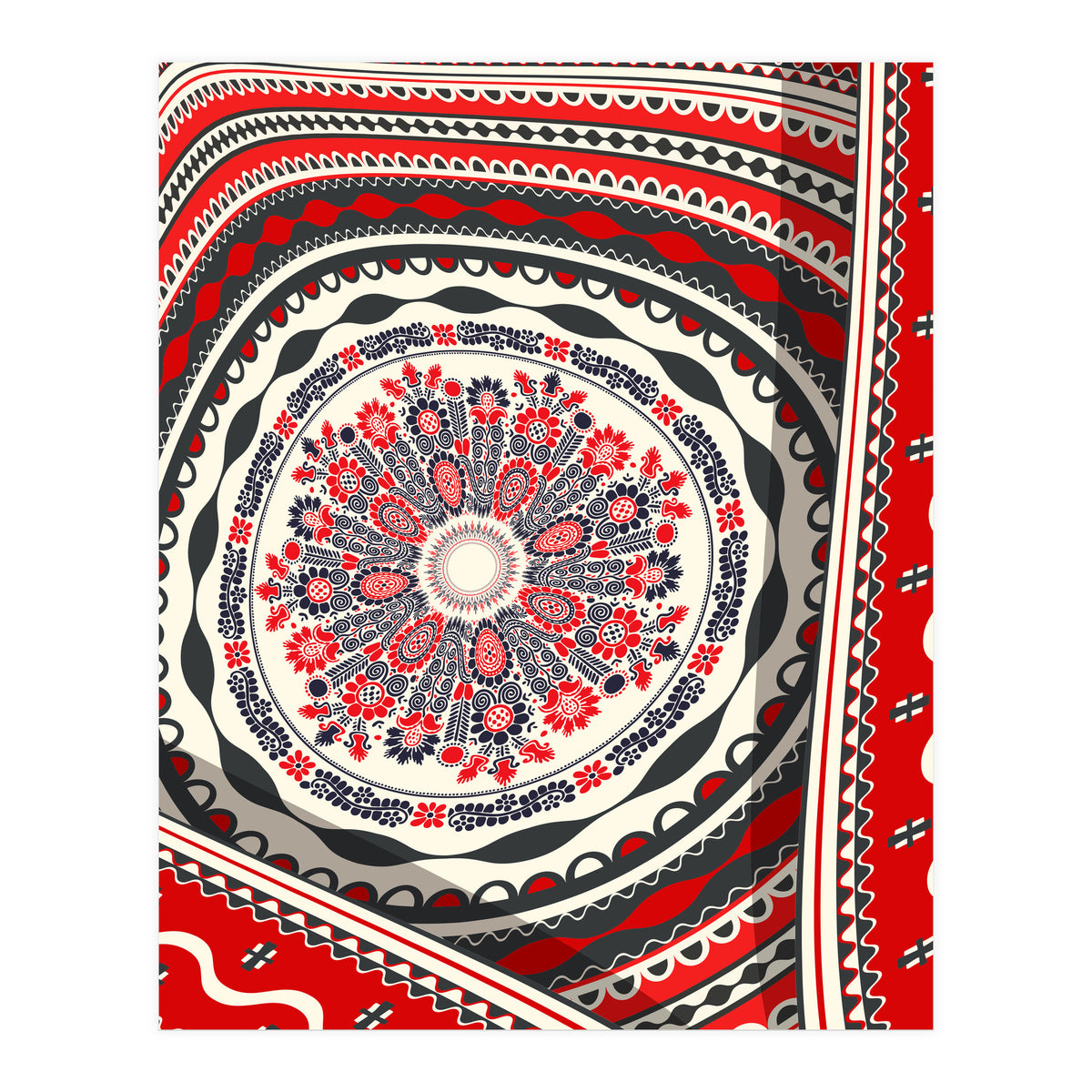 Romanian embroidery background 20 (Print Only)