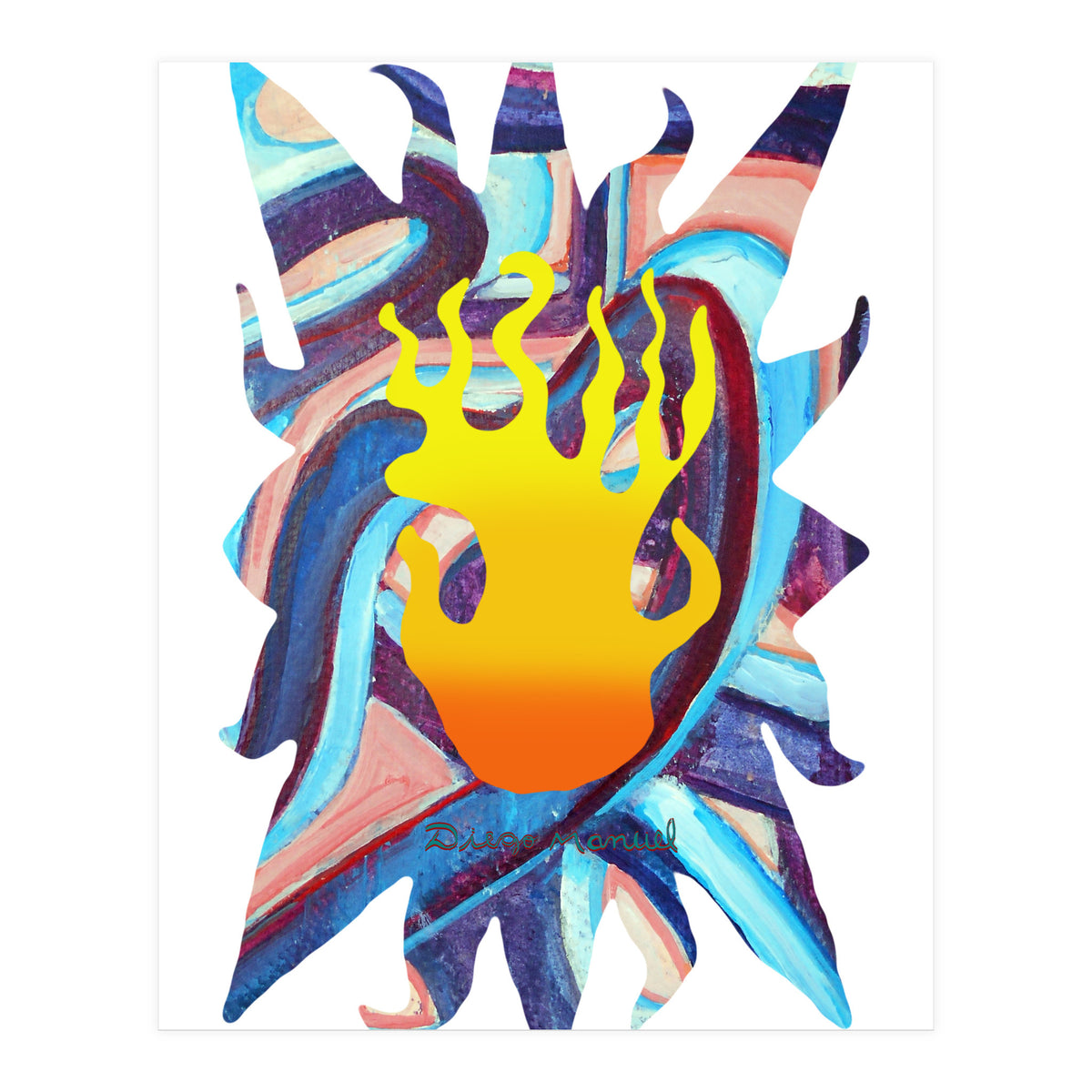 Fuego 15 Copia (Print Only)