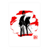 samurai in red and white (Print Only) thumbnail