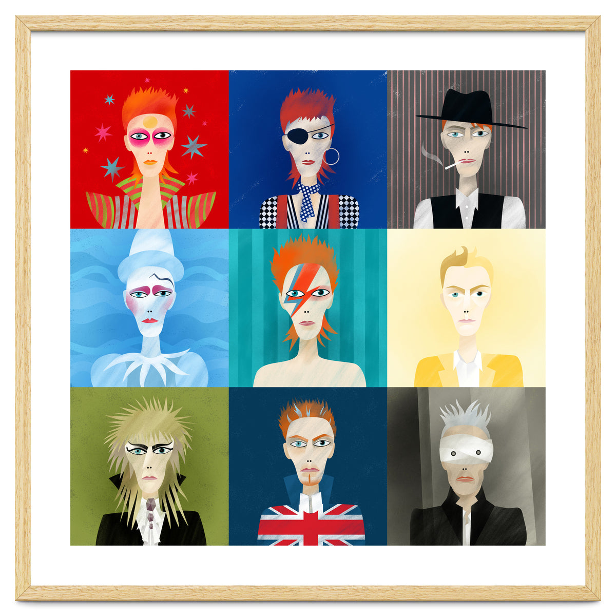 9 Portraits Of David Bowie
