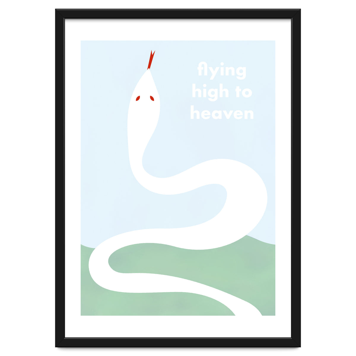flying high to heaven