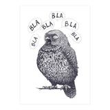 Owl Bla Bla Bla (Print Only) thumbnail