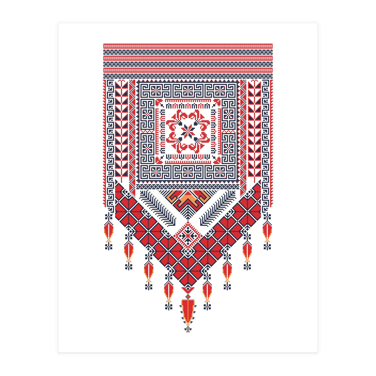 Tatreez Ornament 22 (Print Only)