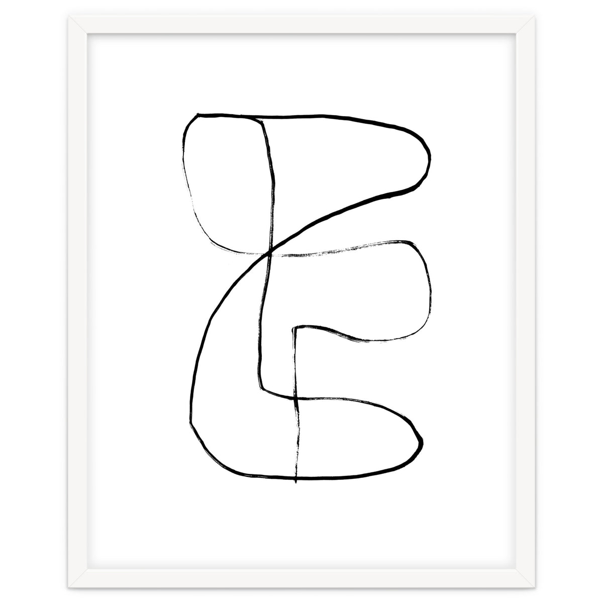 Mid-Century Line Art Print #1