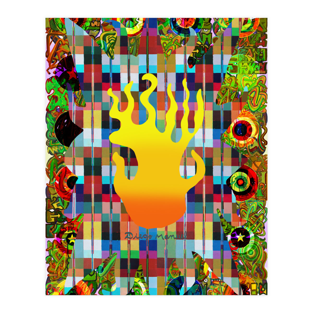 Fuego Y Graffiti 1 (Print Only)