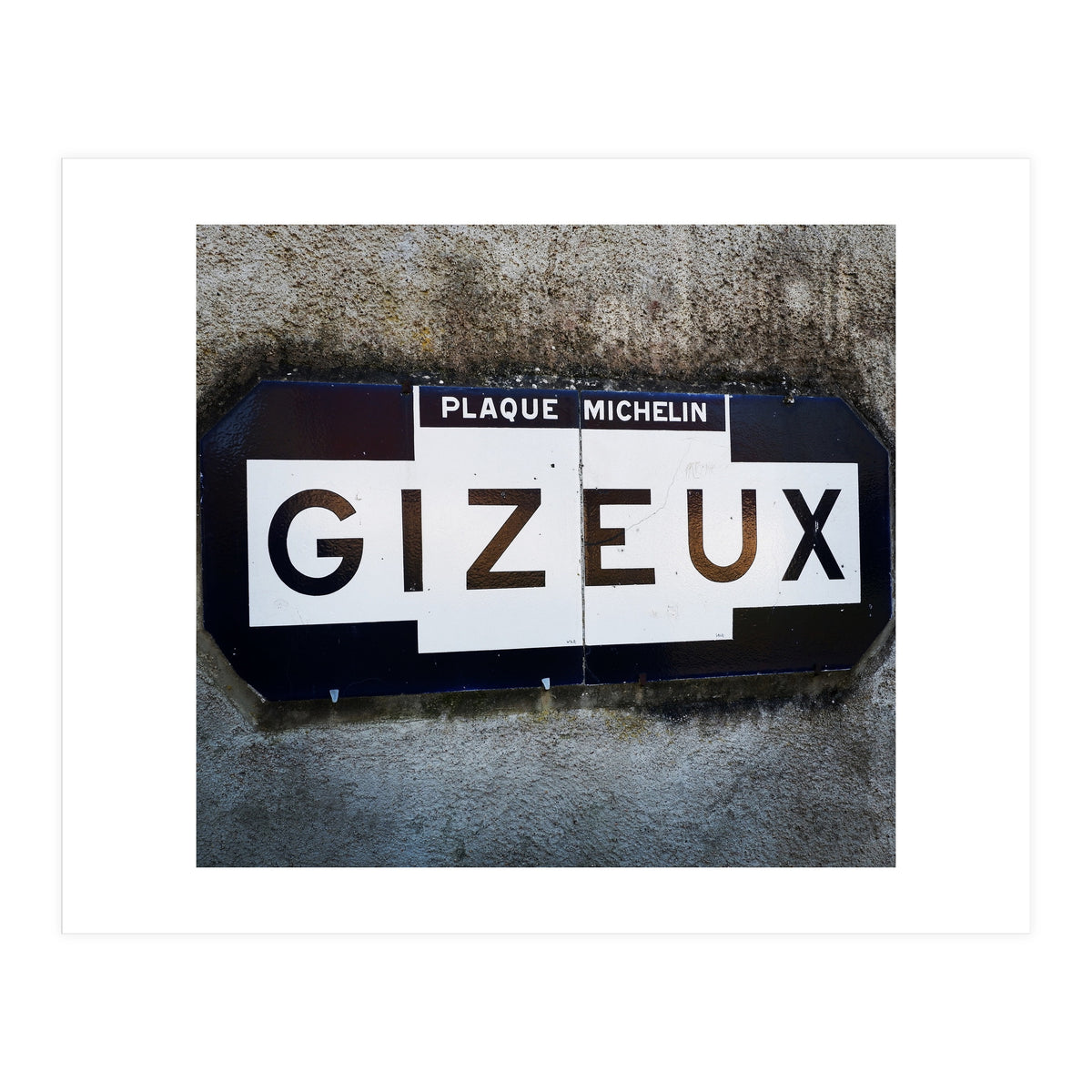 French sign: Gizeux (Print Only)