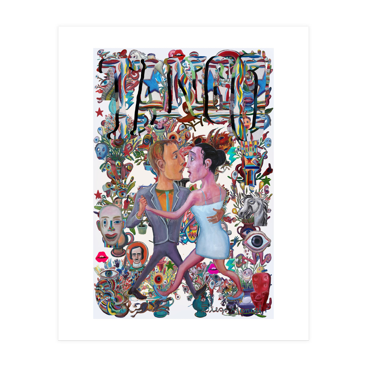 Tango Nuevo Tapiz 8 (Print Only)