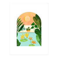 Lily Pond Landscape (Print Only)