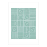 My Favorite Geometric Patterns No.25 - Light Blue (Print Only) thumbnail