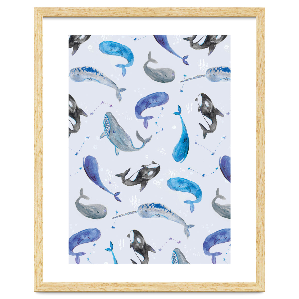 Whales Repeat Pattern