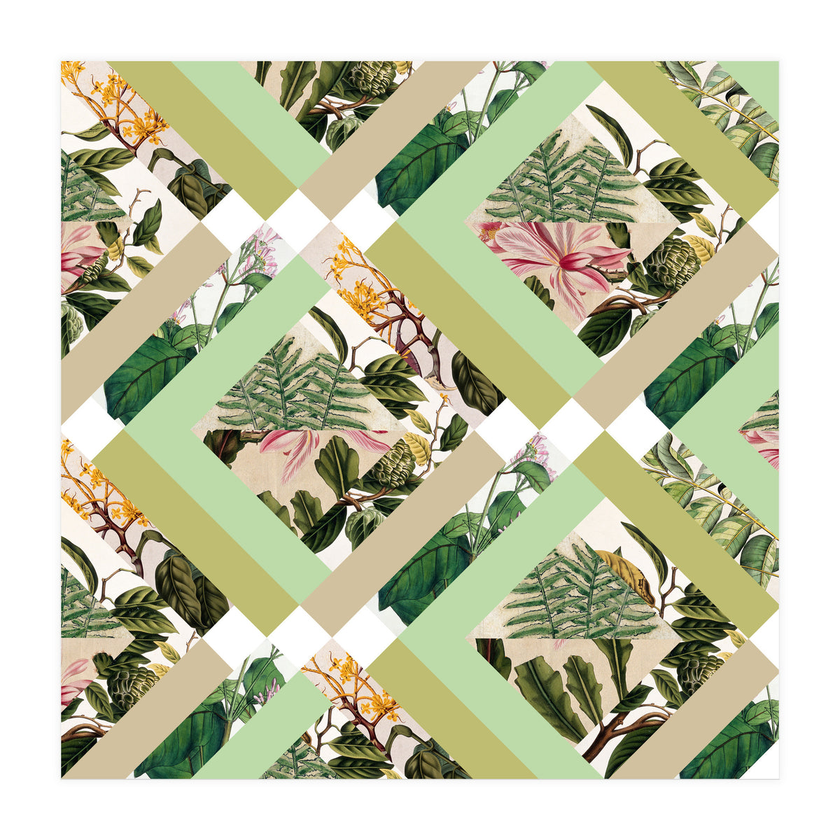 Cubed Vintage Botanicals (Print Only)