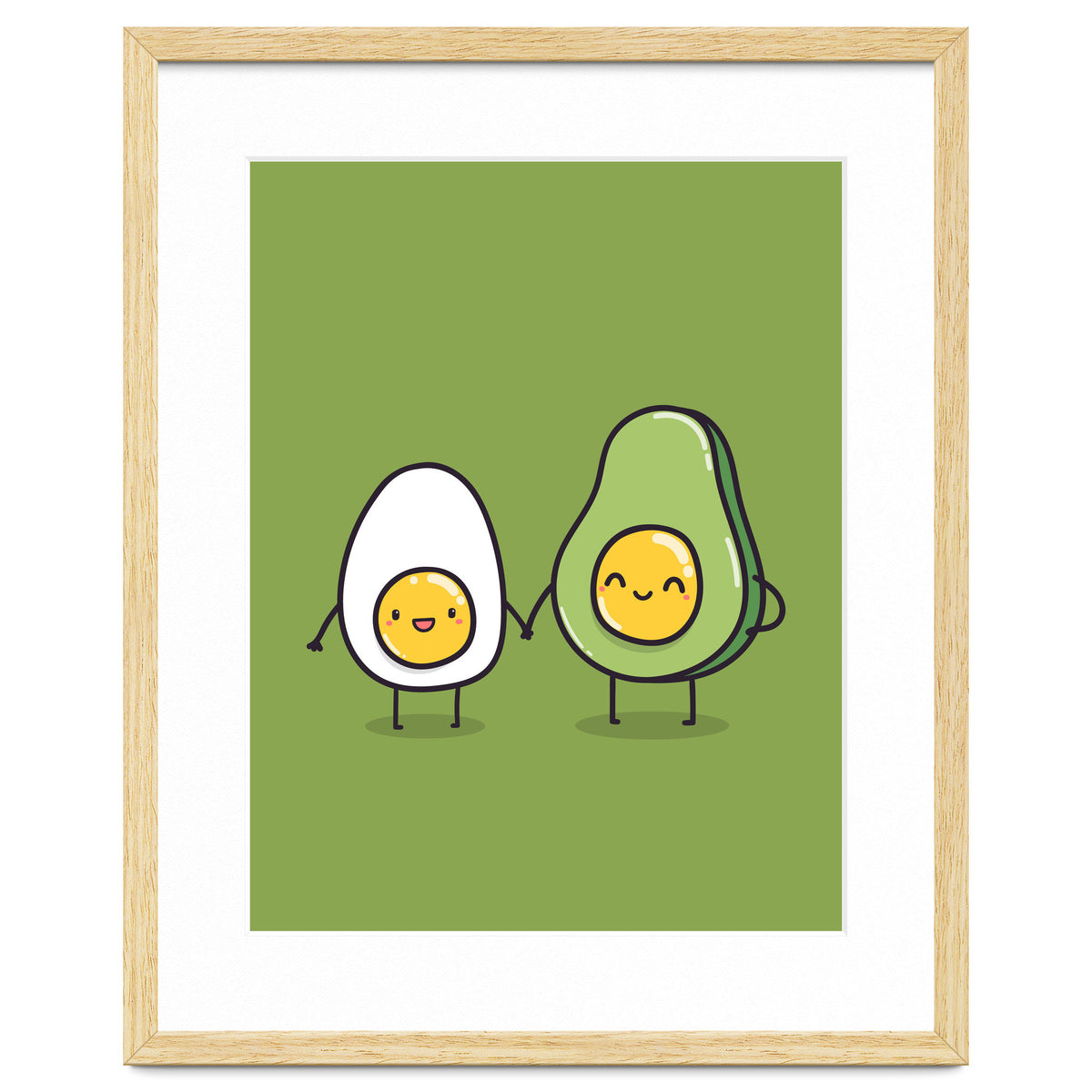 Egg Avocado best friends