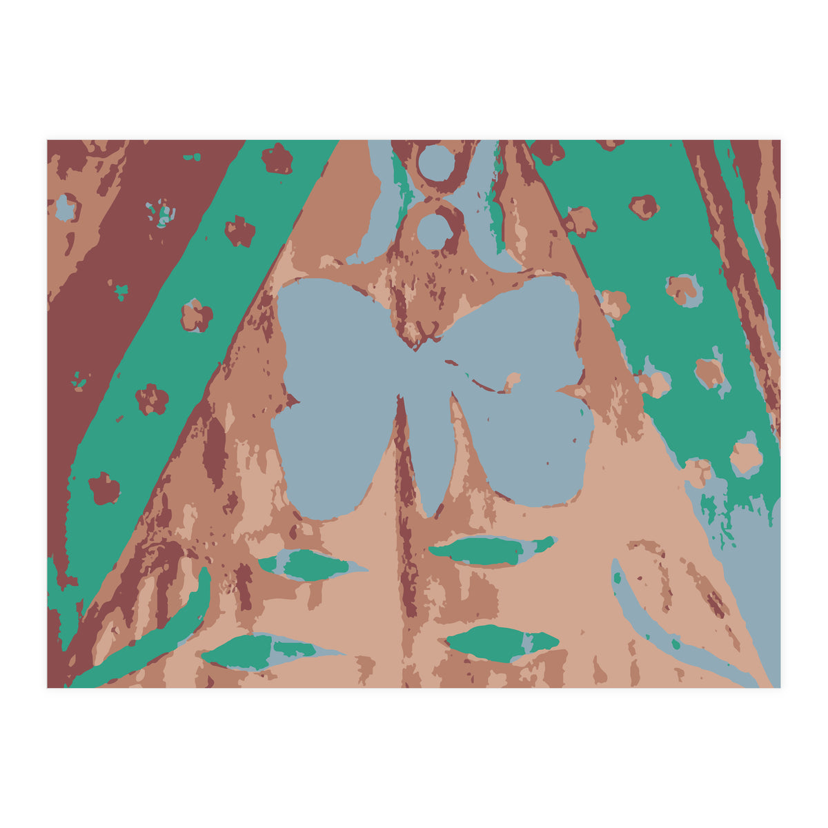 Butterfly Flower Array Art (Print Only)