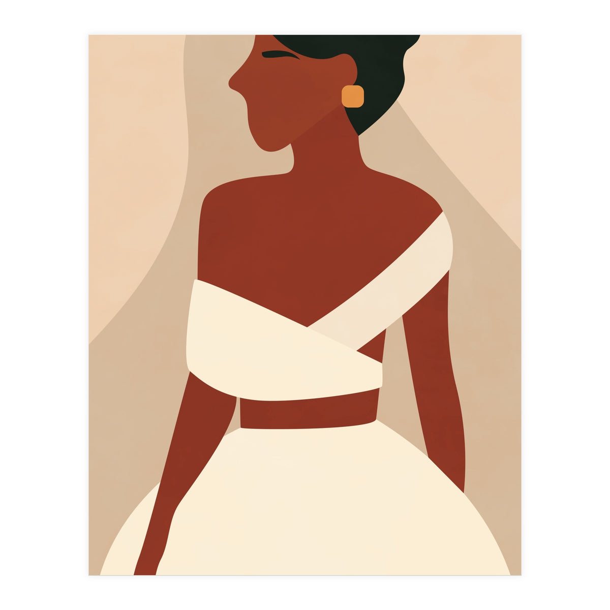 Woman in Dress (Print Only)