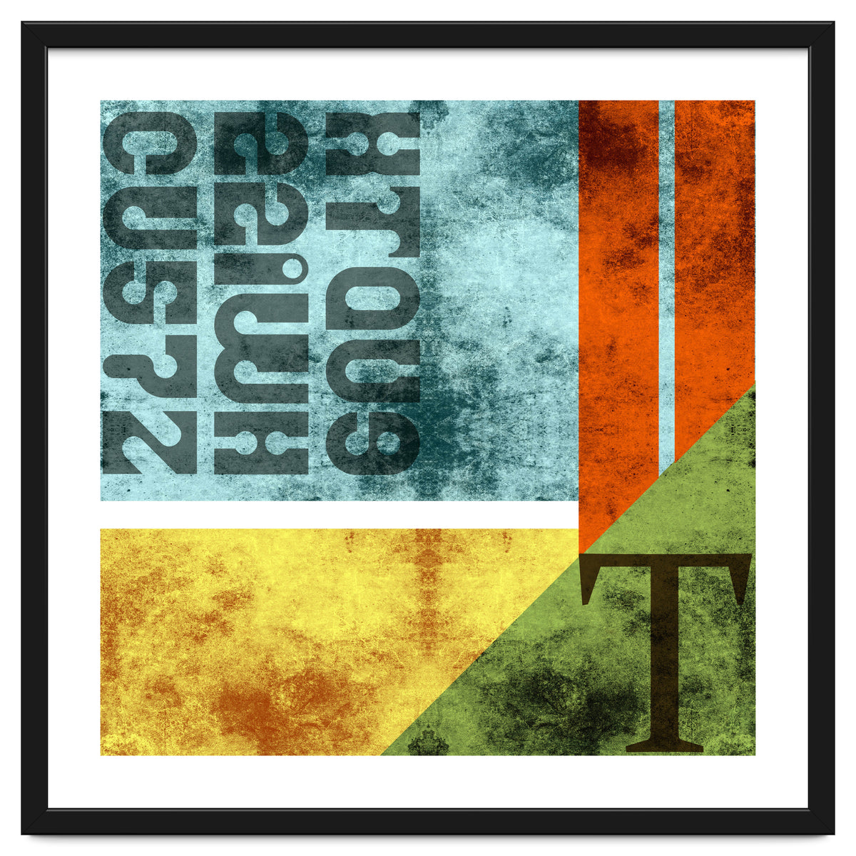 Abstract Industrial Rgby